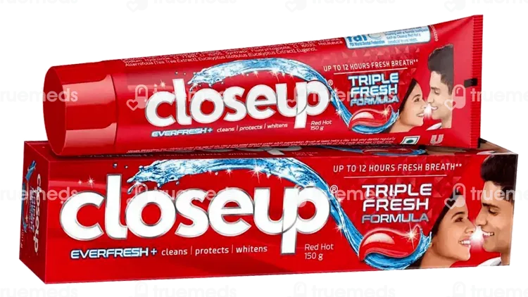 Closeup Ever Fresh Red Hot معجون أسنان with مضاد للبكتيريا غسول للفم Formula