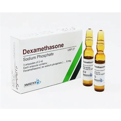 Dexanocorten 8 مجم/2 مل Dexamethasone Phosphate محلول أمبولات for Intramuscular & Intravenous Injection