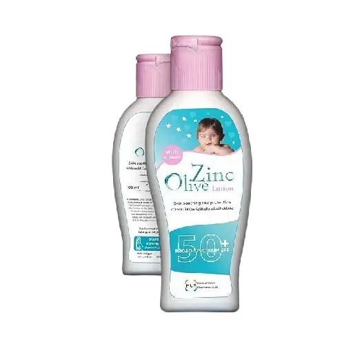 زنك Olive مهدئ ومسكن & Protecting للأطفال والرضع لوشن with فيتامين E SPF50+