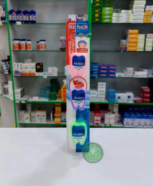 Fuchs Green & Pink 3m Dental Flosses