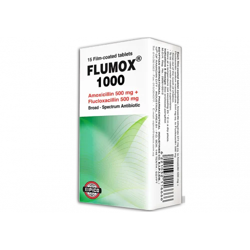 Flumox 1000 with Amoxicillin & Flocloxacillin Broad Spectrum Antibiotic