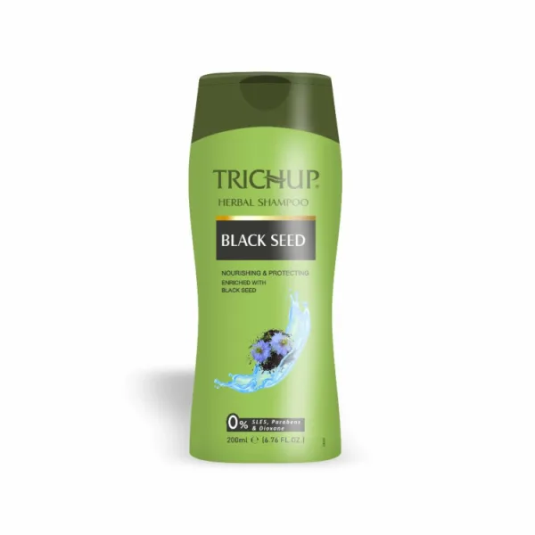 Trichup Herbal شامبو with Black Seed for All Hair Types - SLES free SLS free parabens free