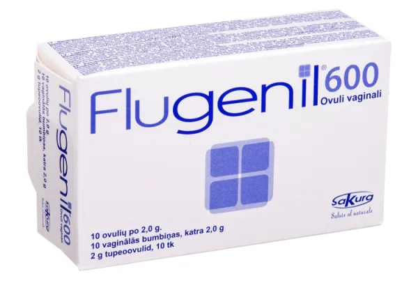Flugenil 600 Vaginal Ovules