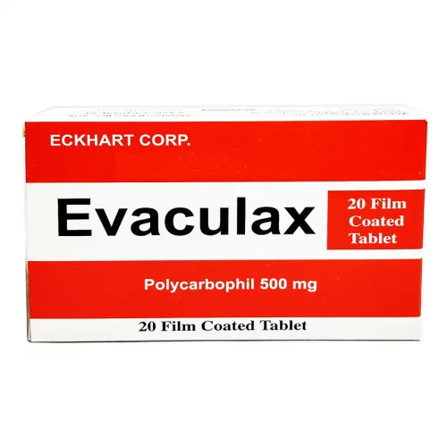 Evaculax 500 مجم Polycarbophil Bulk-Forming Laxatives