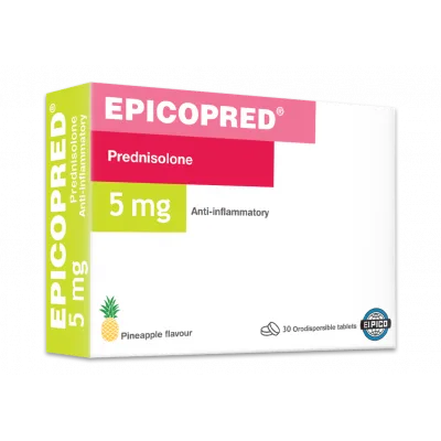 Epicopred 5 مجم Prednisolone Steroidal Anti-Inflammatory