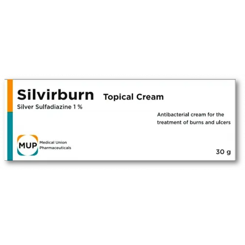 Silvirburn مضاد للبكتيريا Topical كريم with 1% Silver Sulfadiazine