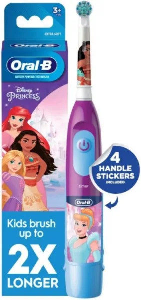 Oral-B Disney Princess Pink & Purple Soft فرشاة أسنان للأطفال (3-5 Years)