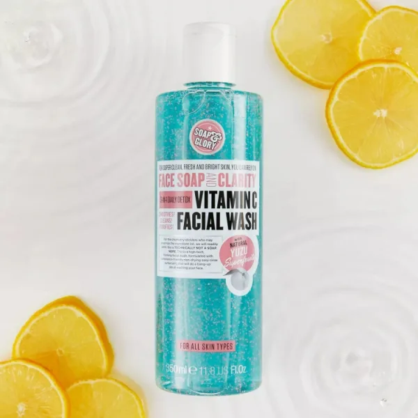 صابون & Glory غسول للوجه with فيتامين سي & Yuzu Extract for All Skin Types - vegan