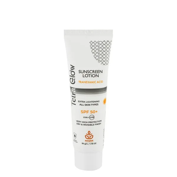 Tetra Glow Water-Resistant Lightening واقي شمس جل with Tranexamic Acid for Oily to Combination Skin SPF50+