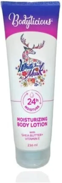Bodylicious White Musk Non-Greasy 24H مرطب Body لوشن with Shea Butter & فيتامين E