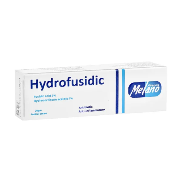 Hydrofusidic 2% Fusidic & 1% Hydrocortisone Acetate Antibiotic & Anti-Inflammatory Topical كريم